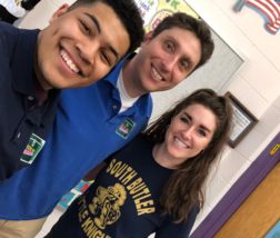 christain jeremy Counser GOOD PICTURE School counselor enjoyed our assembly