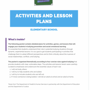 Elementary School Activities & Lesson Plans